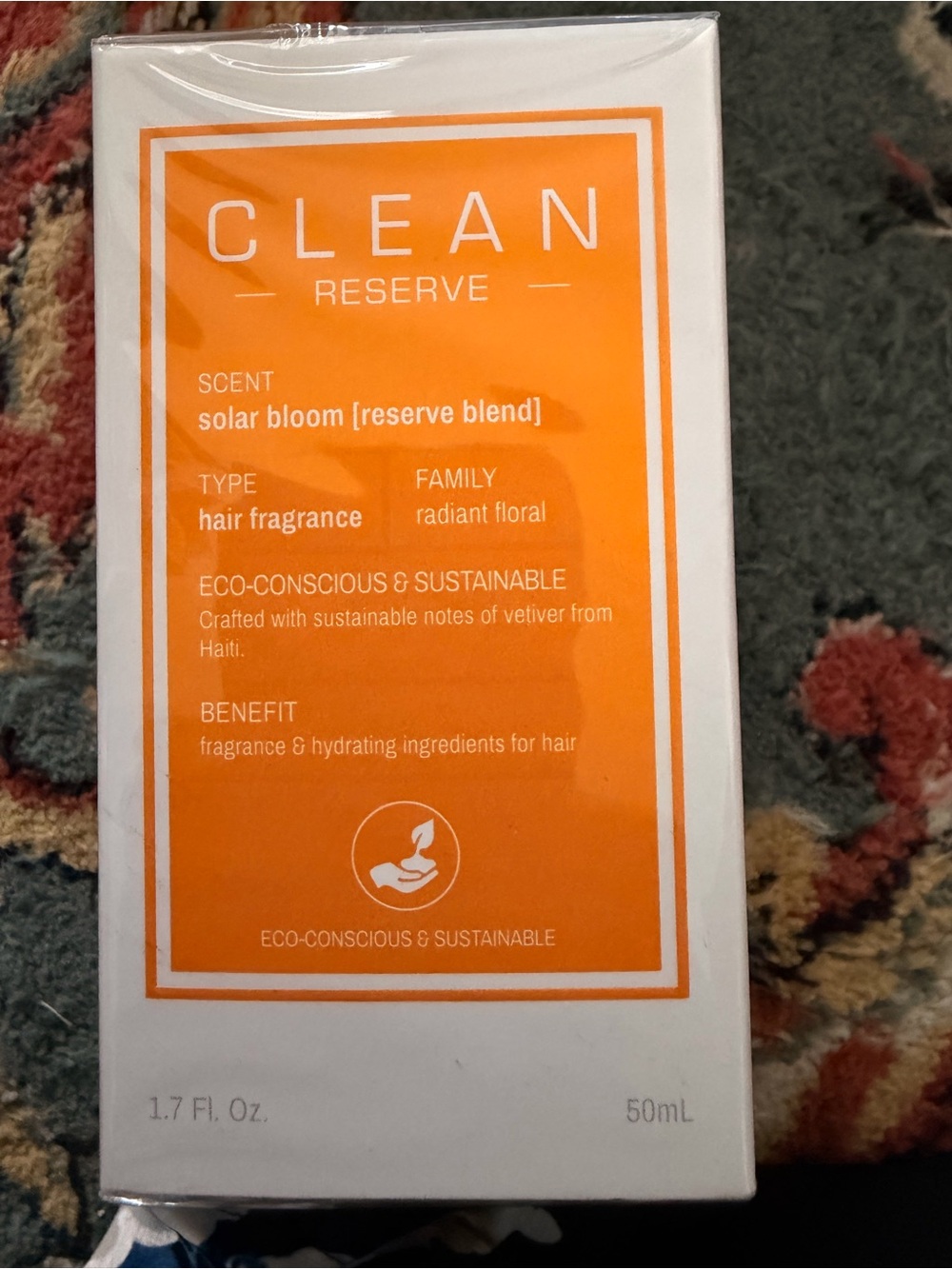 CLEAN Reserve Solar Bloom Hair Fragrance (Sealed) 1.7 fl oz